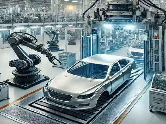 پرس رباتیک خودرو تولید قطعات صنعت پرسکاری متحدان کوشا